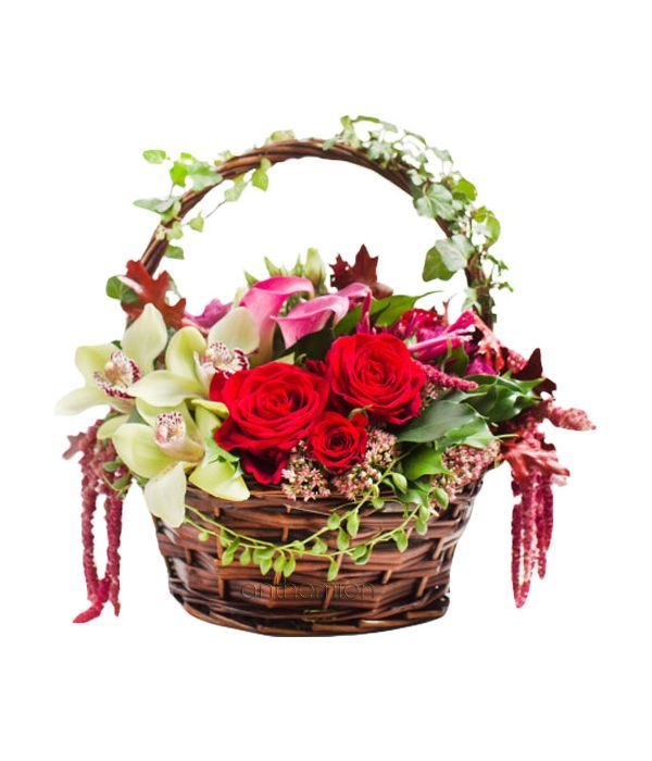 Wonderful basket arrangement