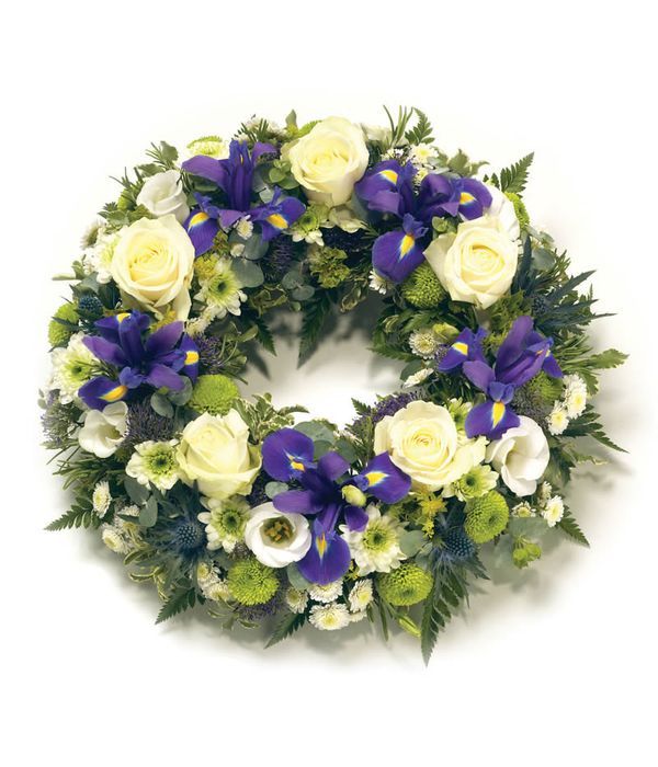 Funeral wreath delivery to Denmark