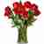Bouquet of 10 red roses