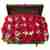 24 Red roses in a charming chest