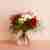 Bouquet of white and red flowers