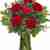 Ερωτικό μπουκέτο με κόκκινα τριαντάφυλλα