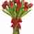 Romantic red tulips