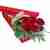 Κουτί δώρου με 6 κόκκινα τριαντάφυλλα