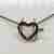 Pendant heart with devil