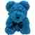 Blue Artificial Rose Teddy bear 45cm